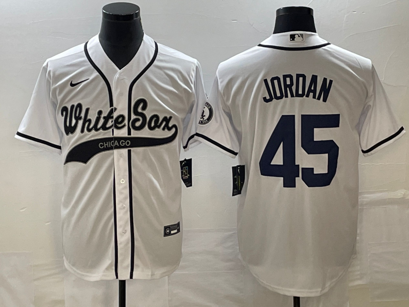 Michael Jordan Chicago White Sox white jersey