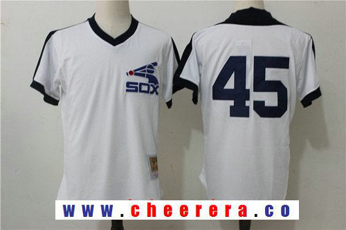Michael Jordan Chicago White Sox white Throwback jersey