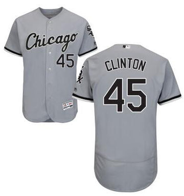Th Presidential Candidate Hillary Clinton Chicago White Sox gray jersey
