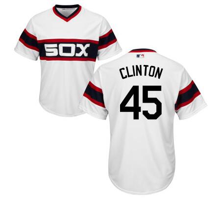 Th Presidential Candidate Hillary Clinton Chicago White Sox white jersey