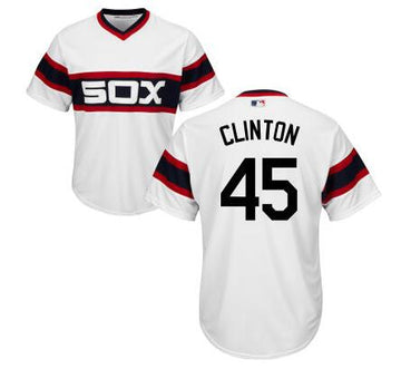 Th Presidential Candidate Hillary Clinton Chicago White Sox white jersey