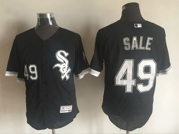 Chris Sale Chicago White Sox black jersey