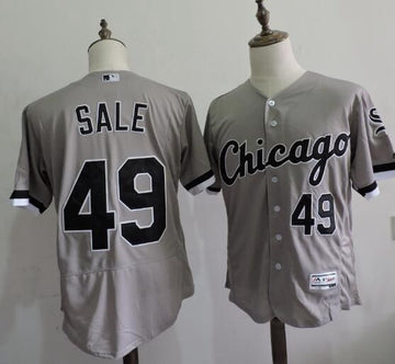 Chris Sale Chicago White Sox gray Road jersey