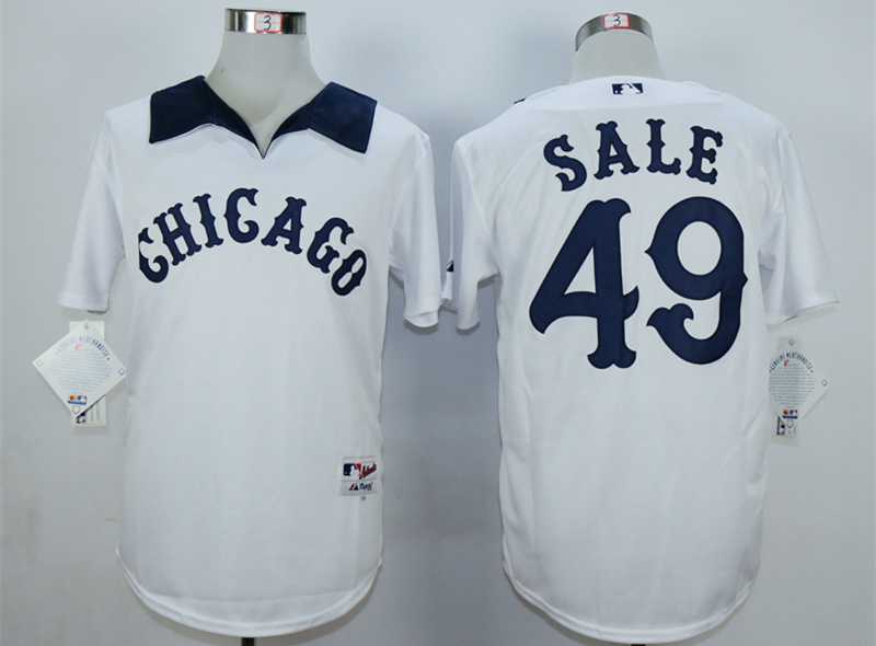Chris Sale Chicago White Sox white jersey