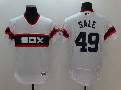 Chris Sale Chicago White Sox white jersey