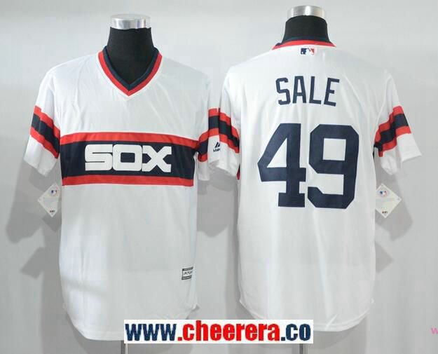 Chris Sale Chicago White Sox white jersey