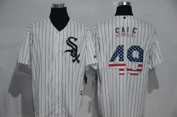 Chris Sale Chicago White Sox white Fashion jersey