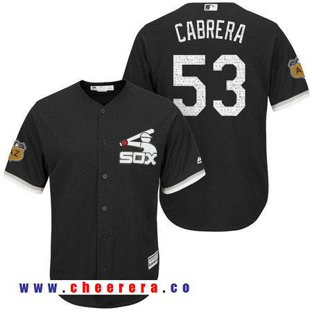 Melky Cabrera Chicago White Sox black jersey