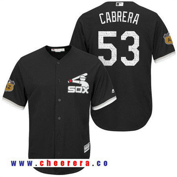 Melky Cabrera Chicago White Sox black jersey
