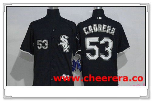 Melky Cabrera Chicago White Sox black jersey