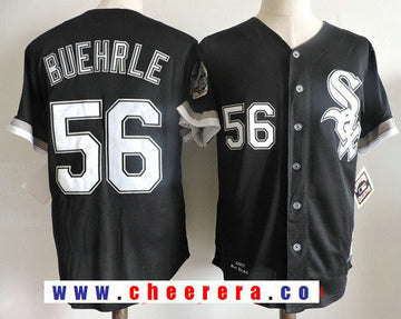 Mark Buehrle Chicago White Sox black Cooperstown jersey