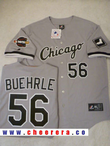 Mark Buehrle Chicago White Sox gray Cooperstown jersey