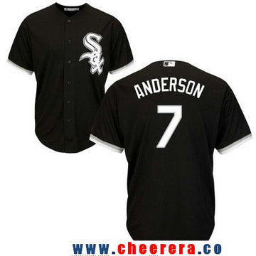 Tim Anderson Chicago White Sox black jersey