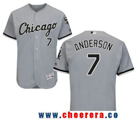 Tim Anderson Chicago White Sox gray Road jersey