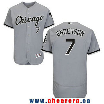 Tim Anderson Chicago White Sox gray Road jersey