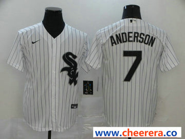 Tim Anderson Chicago White Sox white jersey