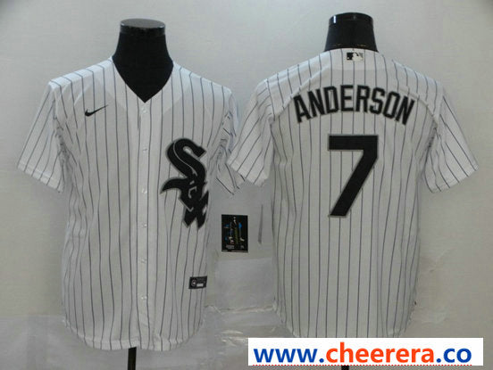 Tim Anderson Chicago White Sox white jersey