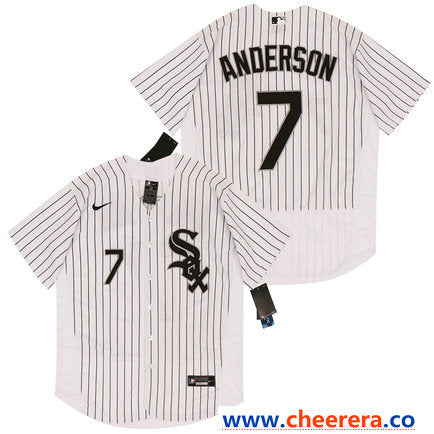 Tim Anderson Chicago White Sox white jersey