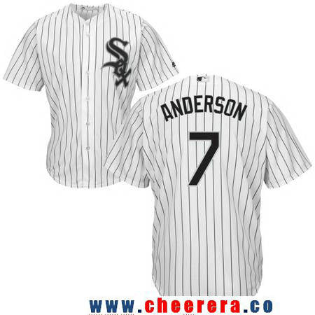 Tim Anderson Chicago White Sox white Home jersey
