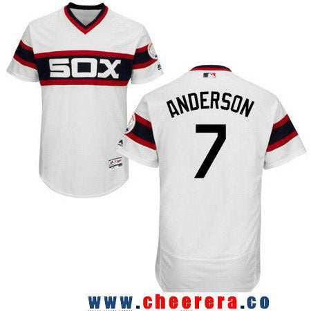 Tim Anderson Chicago White Sox white jersey