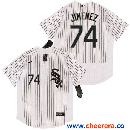 Eloy Jimenez Chicago White Sox white jersey