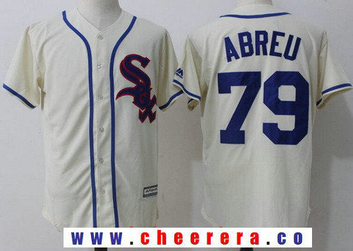 Jose Abreu Chicago White Sox cream jersey