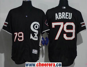 Jose Abreu Chicago White Sox black Retro jersey