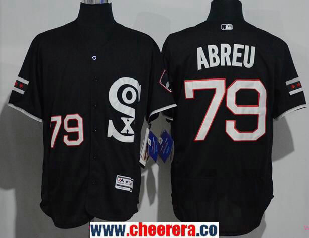 Jose Abreu Chicago White Sox black Retro jersey