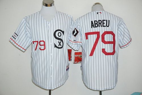 Jose Abreu Chicago White Sox white Retro jersey