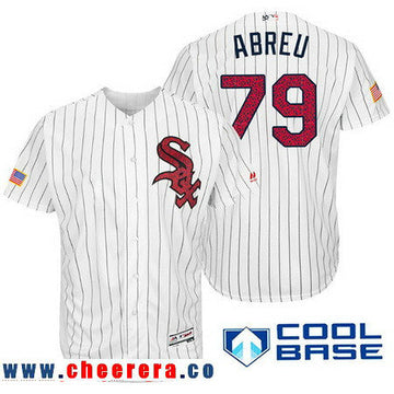Jose Abreu Chicago White Sox white Fashion jersey