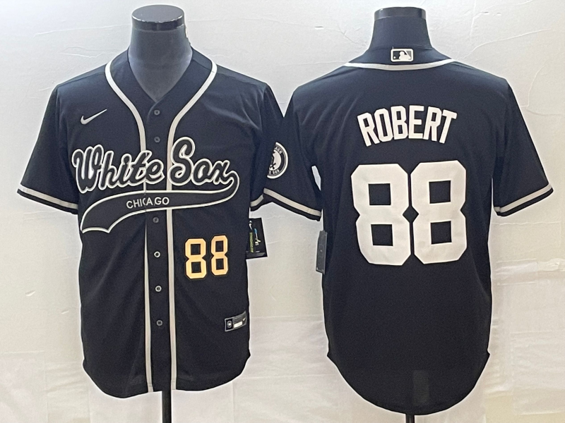 Luis Robert Number Chicago White Sox black jersey