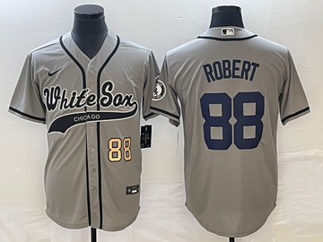 Luis Robert Number Chicago White Sox grey jersey