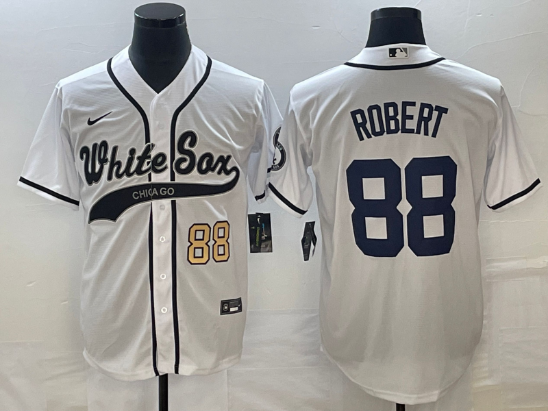 Luis Robert Number Chicago White Sox white jersey