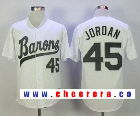 Birmingham Barons Michael Jordan Chicago White Sox white jersey
