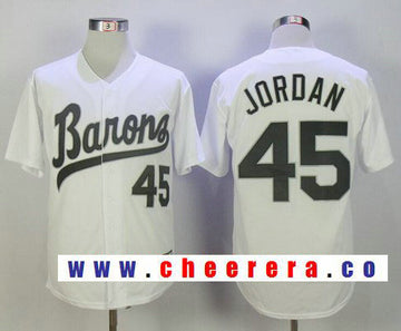 Birmingham Barons Michael Jordan Chicago White Sox white jersey
