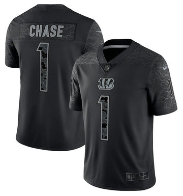 Ja'Marr Chase Reflective Cincinnati Bengals Limited jersey
