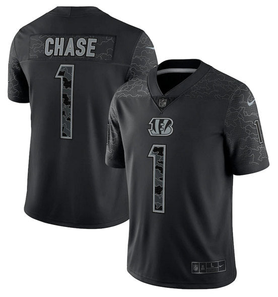 Ja'Marr Chase Reflective Cincinnati Bengals Limited jersey