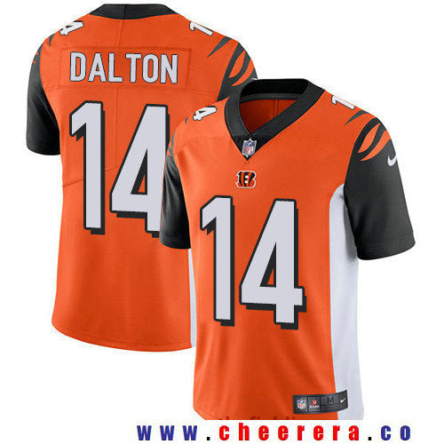 Andy Dalton Cincinnati Bengals orange Vapor jersey