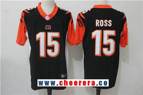John Ross Cincinnati Bengals black Vapor jersey