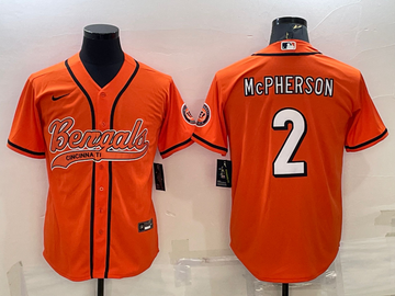 Evan McPherson Cincinnati Bengals orange jersey