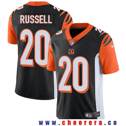 KeiVarae Russell Cincinnati Bengals black Vapor jersey