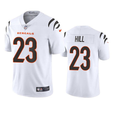 Daxton Hill Cincinnati Bengals white Vapor jersey