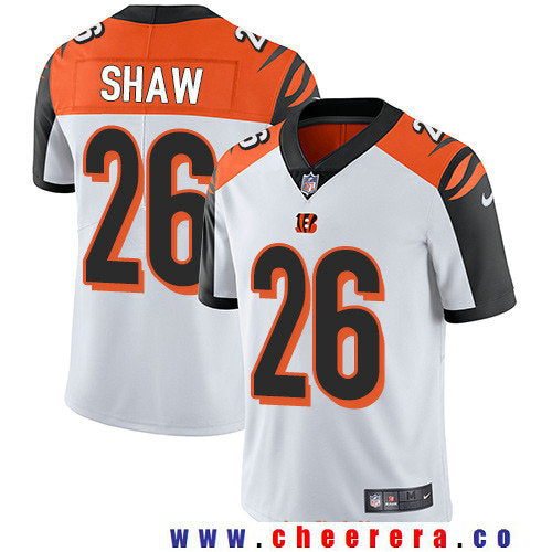 Josh Shaw Cincinnati Bengals white Vapor jersey