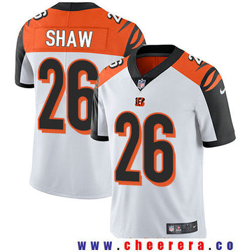 Josh Shaw Cincinnati Bengals white Vapor jersey