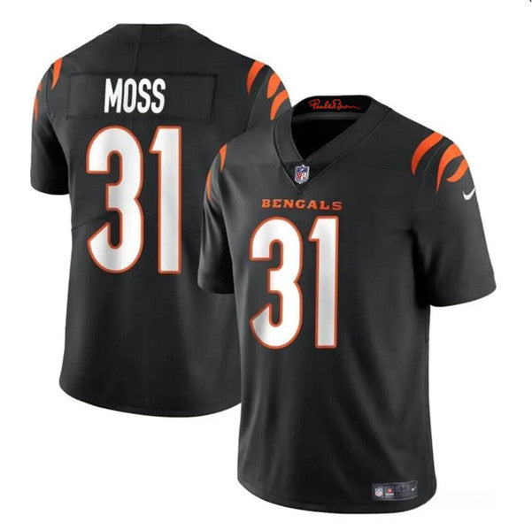 Zack Moss Cincinnati Bengals black Vapor jersey