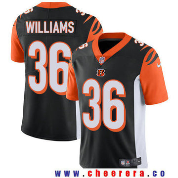 Shawn Williams Cincinnati Bengals black Vapor jersey