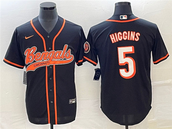 Tee Higgins Cincinnati Bengals black jersey