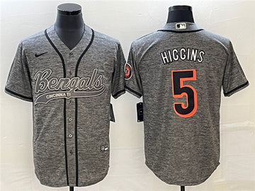 Tee Higgins Cincinnati Bengals gray jersey