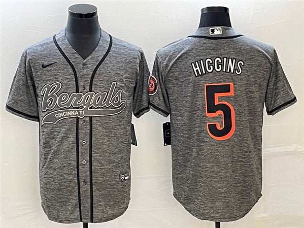 Tee Higgins Cincinnati Bengals gray jersey