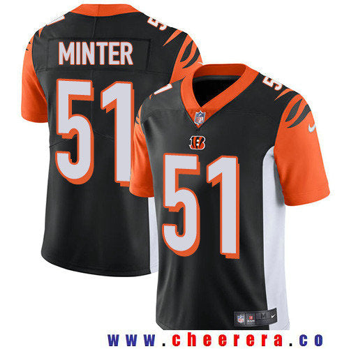 Kevin Minter Cincinnati Bengals black Vapor jersey